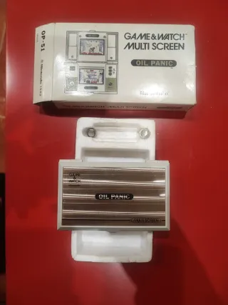 Nintendo Game & Watch Oil Panic Caja OP-51