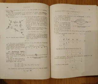Física 1957 libro antiguo escolar bruño