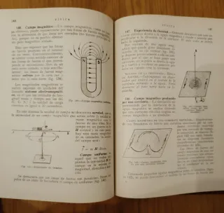 Física 1957 libro antiguo escolar bruño