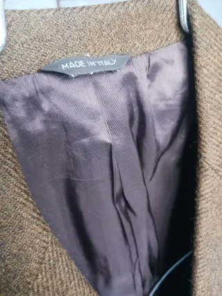 Chaqueta americana lana marrón