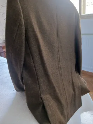 Chaqueta americana lana marrón