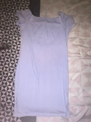 Vestido rayas azul mujer Talla XS