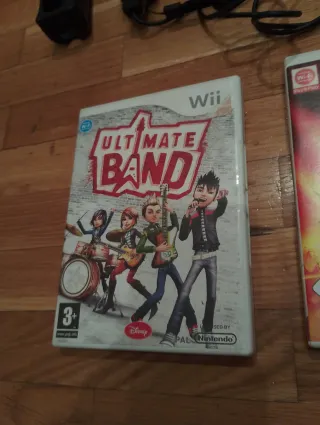 Pack Consola Wii Guitar Hero +2 Guitarras+3 Juegos