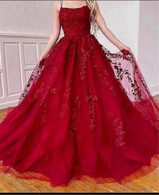 Vestido de fiesta rojo