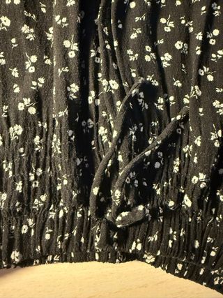 Falda pantalón Zara floral