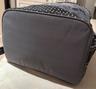 Mochila juvenil gris y negra