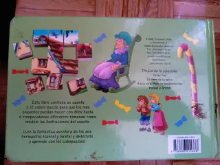 HANDSEL Y GRETEL CUENTO CUBOLIBRO PUZZLE ÚNICO