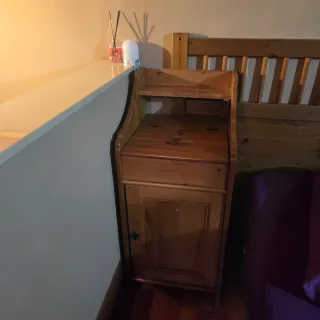 2 Mesitas de Noche Madera