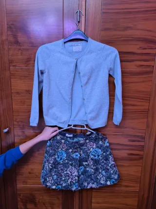 Falda invierno T.11/12 floral