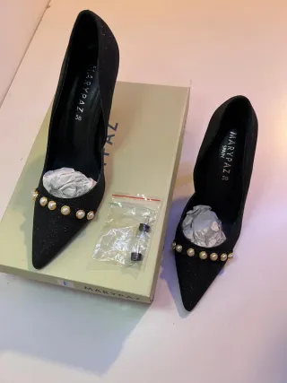 Tacones negros Marypaz elegantes - Talla 38