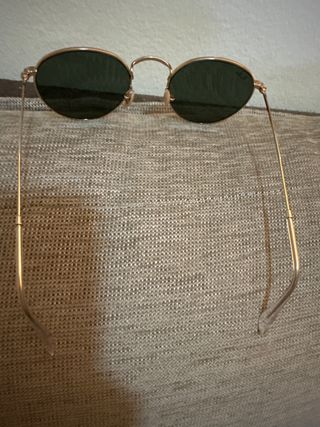 Gafas Ray-Ban Doradas Lente Verde