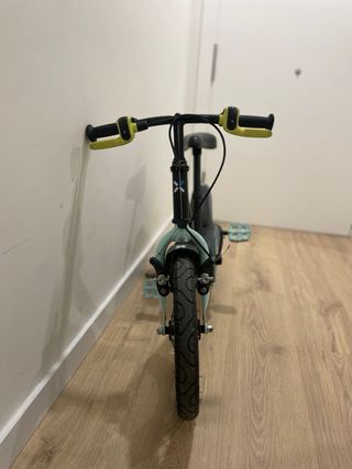 Bicicleta infantil B-twin 12 Monstruo + ruedines