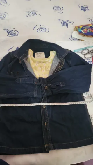 Chaqueta tejana niña T.8/9 años