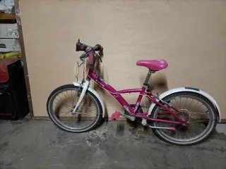 Bicicleta niña Btwin rosa