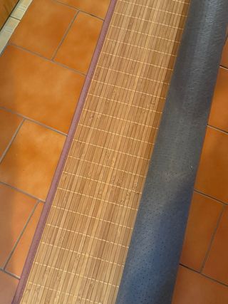 Alfombra de bambú