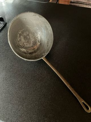 Tegame in rame e ottone