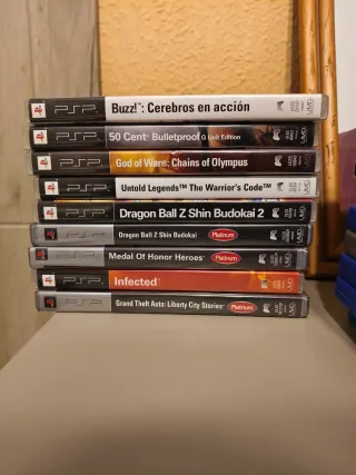 Juegos varios PAL ESP PS1, PS2 y PSP