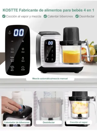 Robot Cocina KOSTTE Bebé Procesador Alimentos