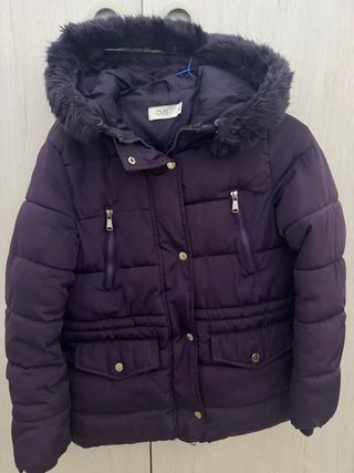 Anorak morado niña OVS con capucha