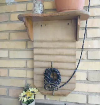 Tabla de lavar madera antigua