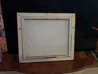 Cuadro Óleo Lienzo Paisaje Casa