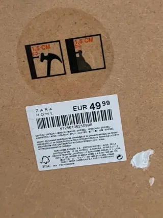 Espejo Decorativo Jaula Pájaros Zara Home