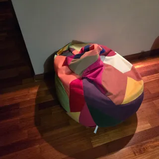 Puff patchwork multicolor