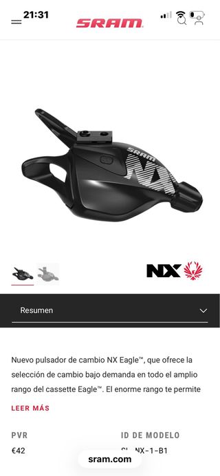 Mandos Cambio Shimano/Sram 12v Nuevos desde 10€