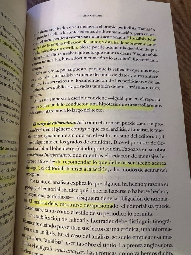 EL ESTILO DEL PERIODISTA - PENSAMIENTO