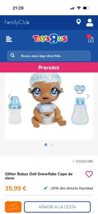 Muñeca Bebé con Chupete y Ropa Invierno