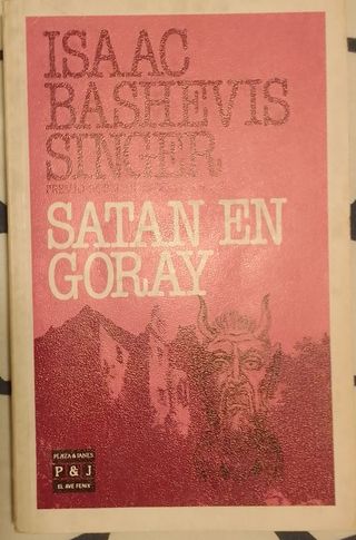 Libro "Satán en Goray" , de Isaac Bashevis Singer