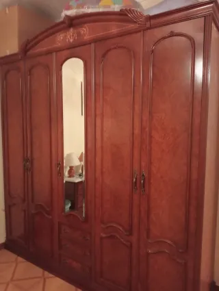 Armario grande 4 puertas madera