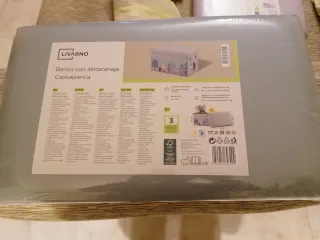 Banco de almacenaje infantil