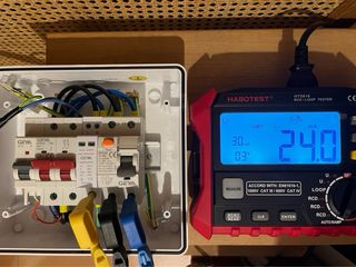 Cuadro de protecciones para cargador coche elecelé