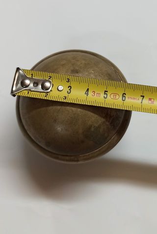 Vintage Pomolo pomello in ottone per porta portone