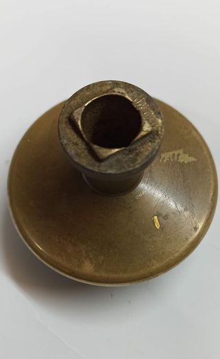 Vintage Pomolo pomello in ottone per porta portone