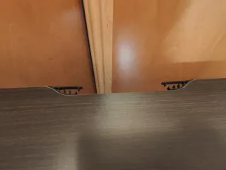 Mesa de Escritorio Madera y patas de Metal