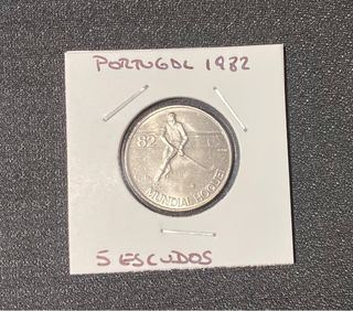 Portugal 1982 5 Escudos Hockey SC