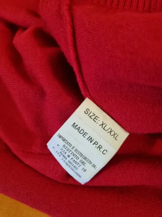 Maglia rossa girocollo