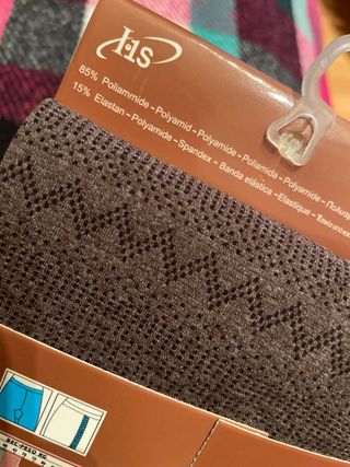 Collant 280D fantasia marrone- Oemen