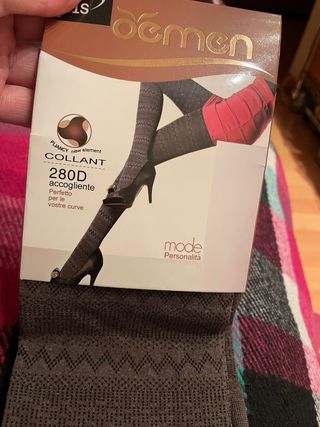 Collant 280D fantasia marrone- Oemen