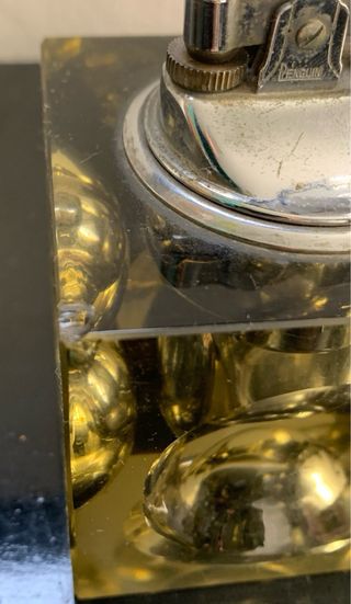 Encendedor Cristal Penguin Vintage Años 60