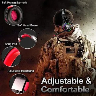 Auriculares Gaming 4D Estéreo con RGB