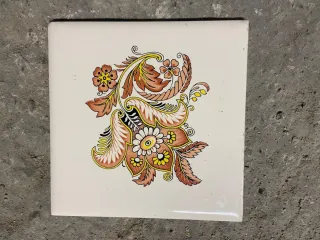 Azulejo decorativo floral