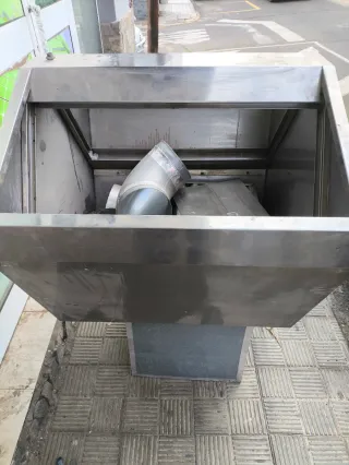 Campana extractora de restaurante