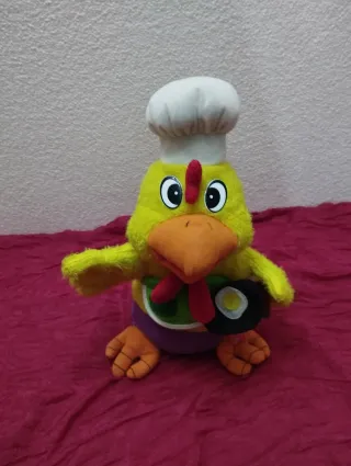 Peluche Pollito Cocinero Musical 30 cm