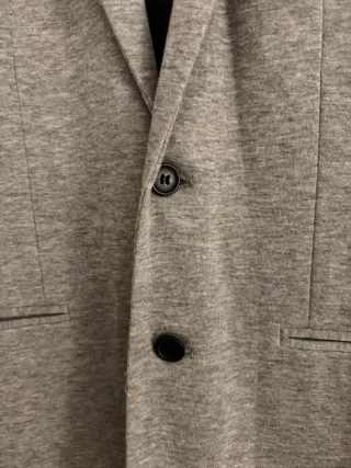 Blazer de hombre gris – estilo casual/elegante