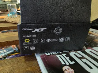 Pedais Shimano XT PD-M8100 Novos