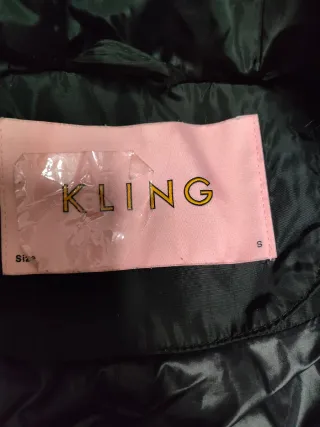 Abrigo Kling Negro y Gris