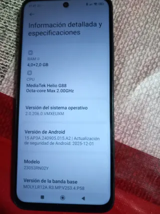 Xiaomi Movil Negro/Verde